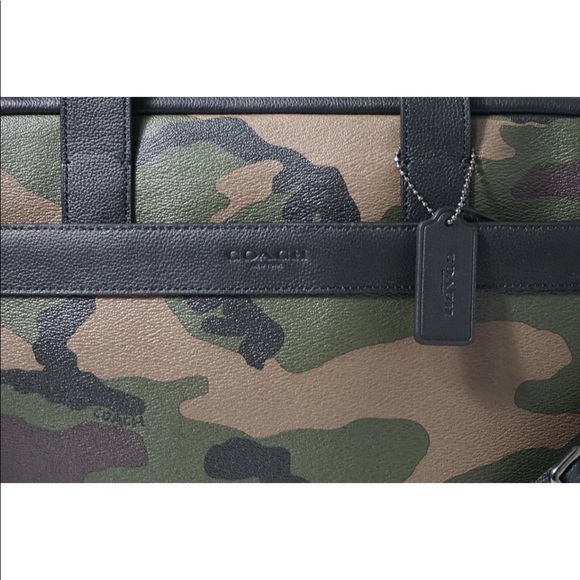 Coach Hamilton Camo Print Briefcase Bag New in bag - Picture 2 of 5